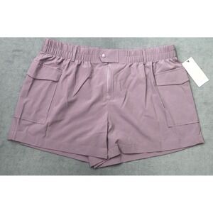 Avia Cargo Shorts Womens XXL 20 Purple Ripstop Hiking Utility Active